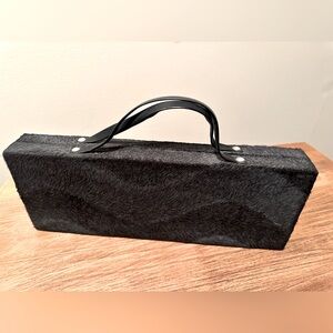 Victoria’s Secret Vintage 1990s Black Faux Storage Case